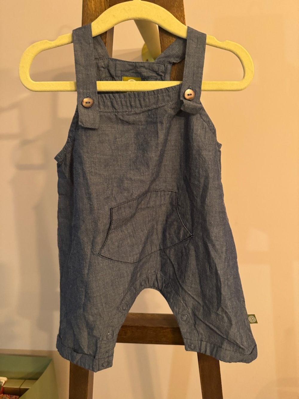 Nui- Kids Chambray Overalls - Blue/denim look